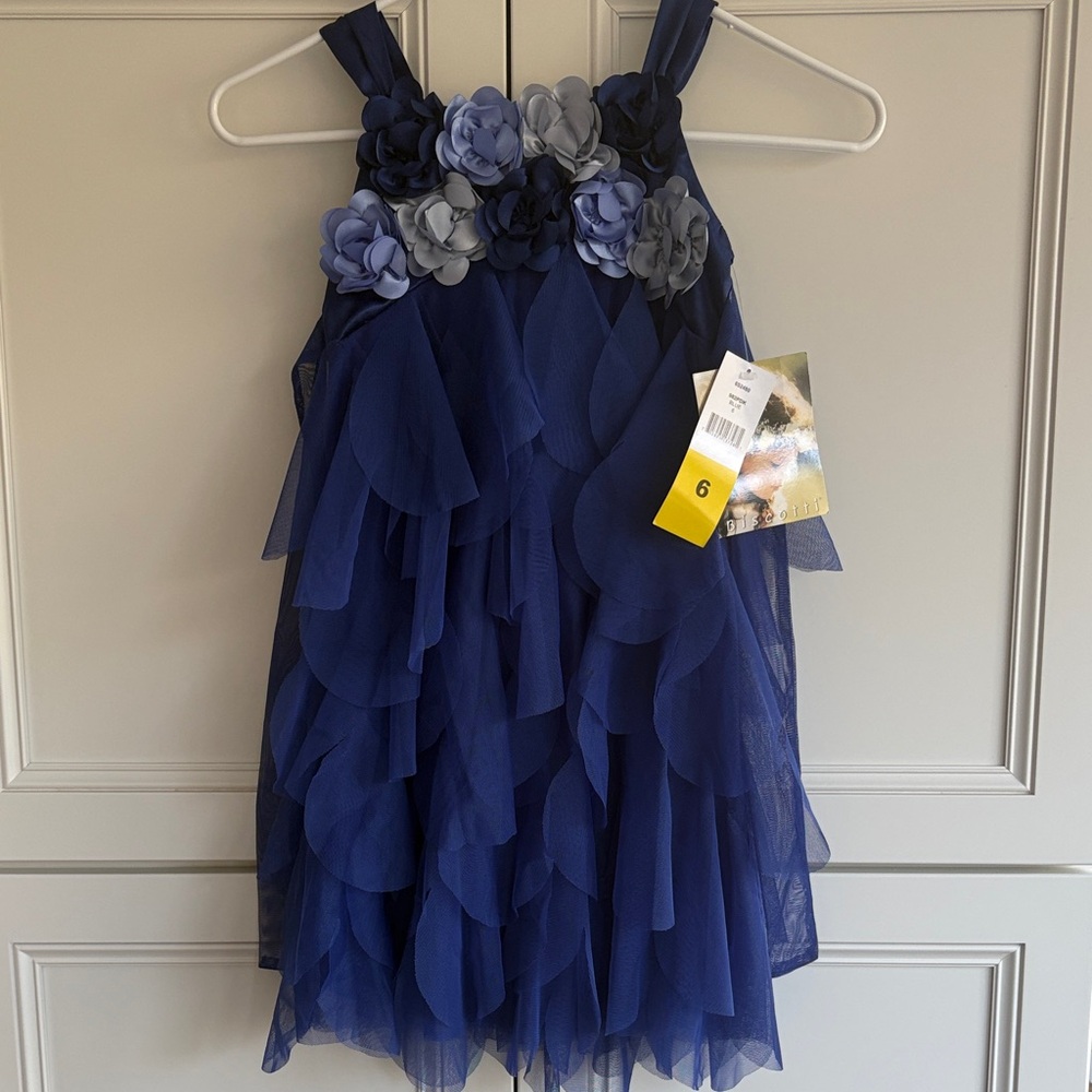 NEW Biscotti Blue Tulle Party Dress